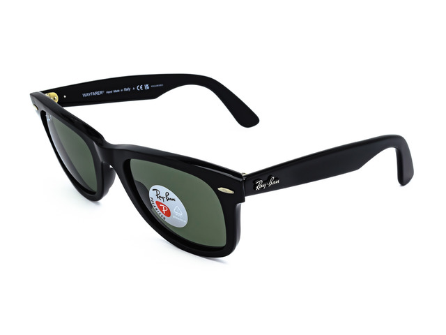 Сонцезахисні окуляри Ray-Ban Original Wayfarer RB 2140 901/58  50мм. TINTED GREEN POLAR. Фото 2