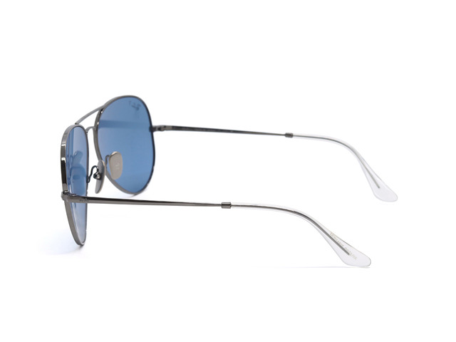 Сонцезахисні окуляри Ray-Ban Aviator Titanium RB 8089 165/S2 58 мм TINTED BLUE POLAR. Фото 3