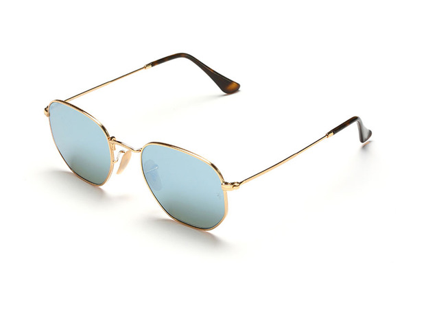Сонцезахисні окуляри Ray-Ban Hexagonal Flat Lenses RB 3548-N 001/30 51 мм. MIRROR SILVER. Фото 2