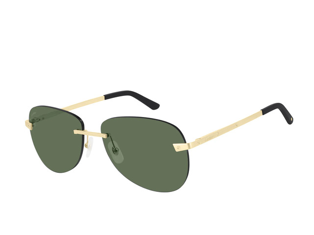 Сонцезахисні окуляри CARTIER CT0035RS 002 62 мм TINTED GREEN