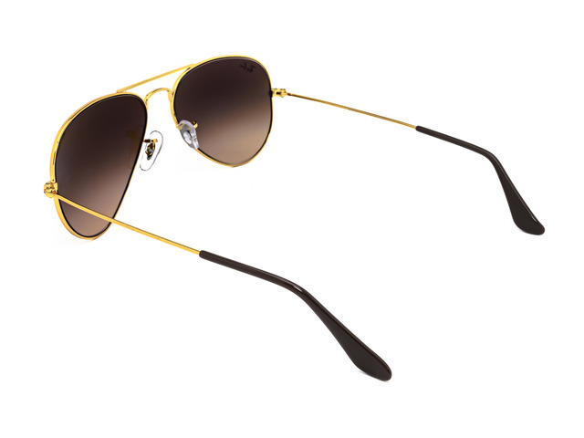 Сонцезахисні окуляри Ray-Ban Aviator Large Metal RB 3025 9001/A5 55 мм. GRADIENT BROWN. Фото 4