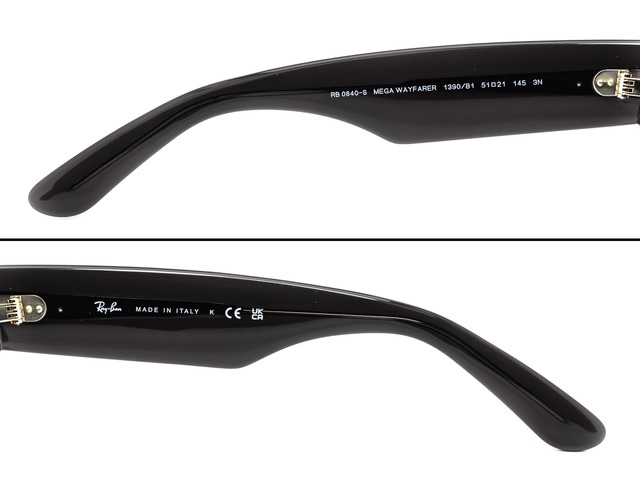 Сонцезахисні окуляри Ray-Ban Mega Wayfarer RB 0840-S 1390/B1 51 мм. TINTED BROWN. Фото 5