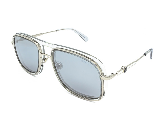 Сонцезахисні окуляри MONCLER ML 0223 20C 56 мм. MIRROR SILVER