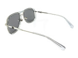Сонцезахисні окуляри MONCLER ML 0223 20C 56 мм. MIRROR SILVER. Фото 4