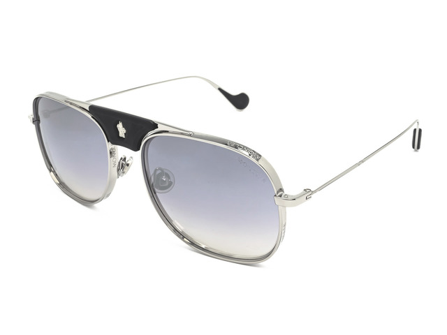 Сонцезахисні окуляри MONCLER ML 0104 16C 57 мм. GRADIENT MIRROR SILVER 