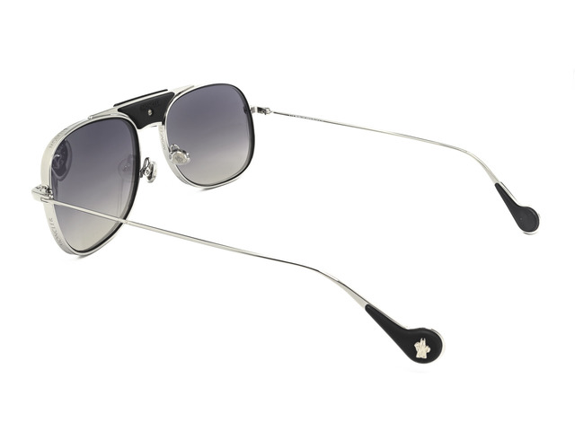 Сонцезахисні окуляри MONCLER ML 0104 16C 57 мм. GRADIENT MIRROR SILVER . Фото 4