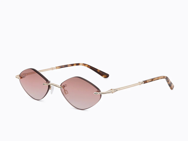 Сонцезахисні окуляри Carolina Lemke CL3337-4 52 мм GRADIENT BROWN