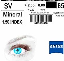 Лінзи для окулярів ZEISS SV Sph Min 1.5 