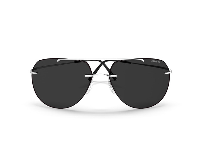 Сонцезахисні окуляри Silhouette 8744 75 7310 61 мм TINTED GREY POLAR