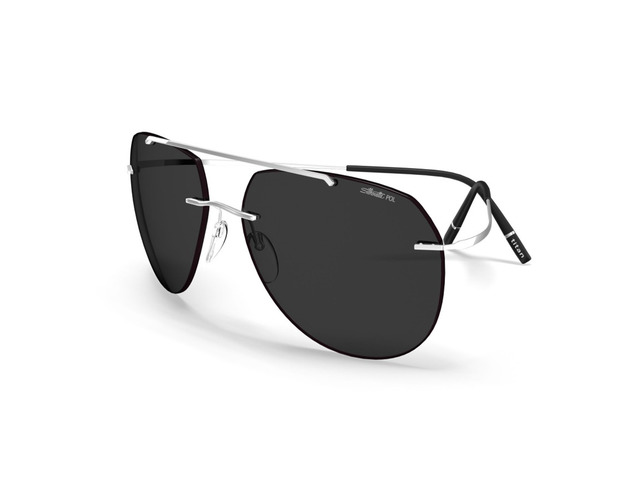 Сонцезахисні окуляри Silhouette 8744 75 7310 61 мм TINTED GREY POLAR