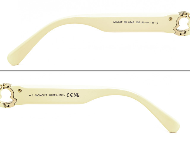 Сонцезахисні окуляри MONCLER ML 0245 25E 55 мм. TINTED YELLOW. Фото 5