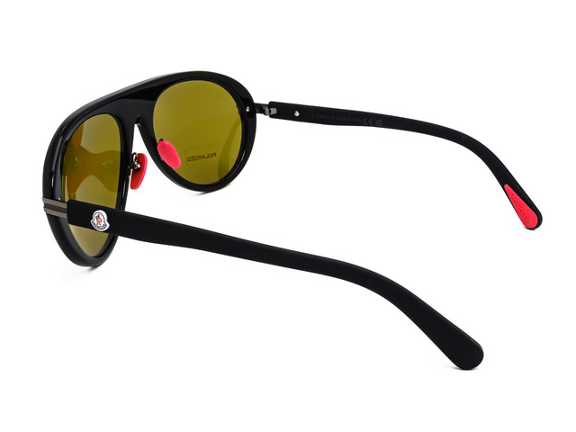 Сонцезахисні окуляри MONCLER ML 0240 01H 57 мм. TINTED YELLOW POLAR. Фото 4