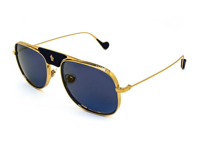 Сонцезахисні окуляри MONCLER ML 0104 30D 57 мм. TINTED BLUE POLAR