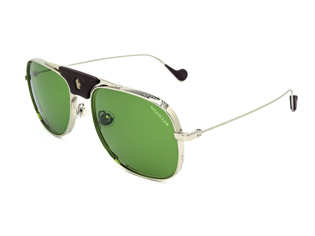 Сонцезахисні окуляри MONCLER ML 0104 16N 57 мм. TINTED GREEN . Фото 2