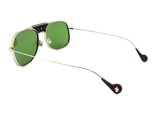 Сонцезахисні окуляри MONCLER ML 0104 16N 57 мм. TINTED GREEN . Фото 4