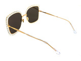 Сонцезахисні окуляри JIMMY CHOO Dany/s Rejsq 56 мм. MIRROR GOLD . Фото 4