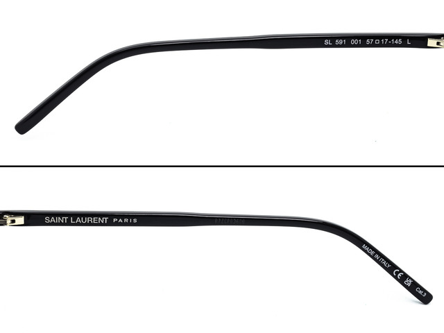 Сонцезахисні окуляри SAINT LAURENT SL 591 001 57 мм. TINTED GREY. Фото 5