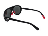 Сонцезахисні окуляри MONCLER ML 0240 01A 57 мм. TINTED GREY. Фото 4