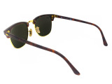 Сонцезахисні окуляри Ray-Ban Clubmaster Flash Lenses RB 3016 1145/19 51 мм. MIRROR GREEN. Фото 4