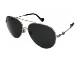 Сонцезахисні окуляри MONCLER ML 0168 16D 60 мм. TINTED GREY POLAR. Фото 2