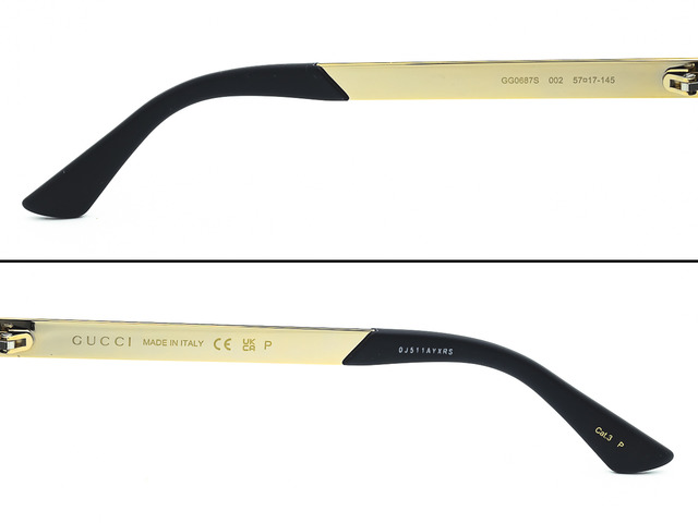 Сонцезахисні окуляри GUCCI GG0687S 002 57мм. TINTED GREY POLAR. Фото 5