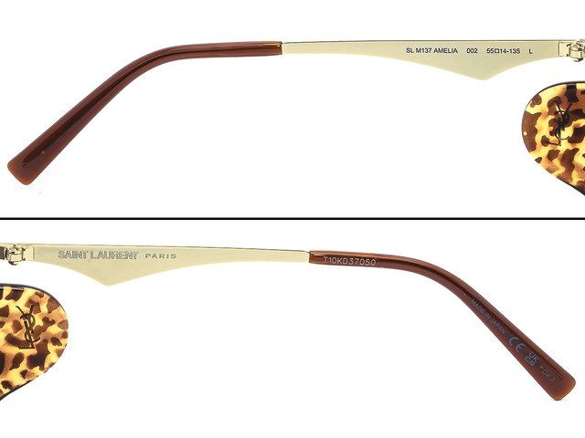 Сонцезахисні окуляри SAINT LAURENT SL M137 AMELIA 002 55 мм. TINTED BROWN. Фото 5