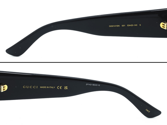 Сонцезахисні окуляри GUCCI GG0141SN 001 53 мм. GRADIENT GREY. Фото 5