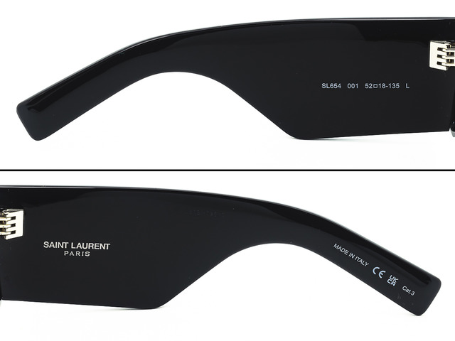 Сонцезахисні окуляри SAINT LAURENT SL654 001 52 мм. TINTED BROWN. Фото 5