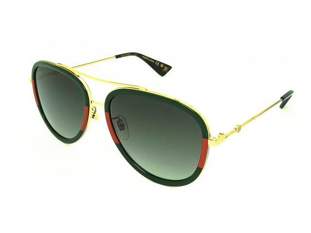 Сонцезахисні окуляри GUCCI GG0062S 003 57 мм. GRADIENT GREEN