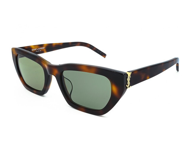 Сонцезахисні окуляри SAINT LAURENT SL M127/F 003 53 мм. TINTED GREEN