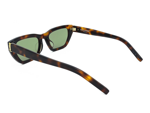 Сонцезахисні окуляри SAINT LAURENT SL M127/F 003 53 мм. TINTED GREEN. Фото 4