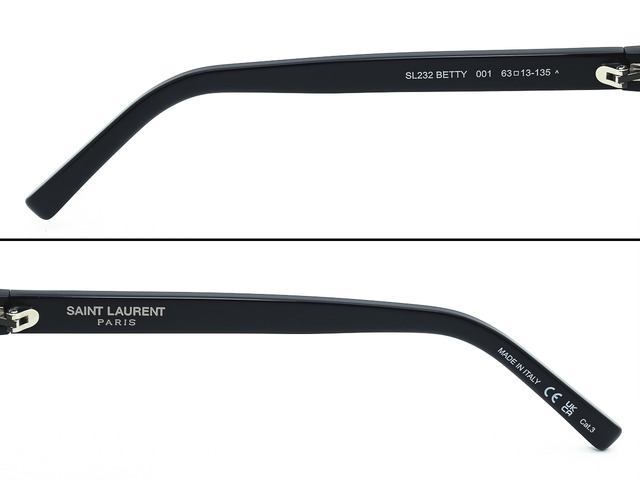 Сонцезахисні окуляри SAINT LAURENT SL232 BETTY 001 63 мм. TINTED GREY. Фото 5