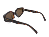 Сонцезахисні окуляри CELINE CL40229F 52E 57 мм. TINTED BROWN. Фото 4
