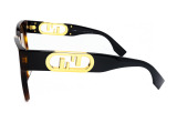 Сонцезахисні окуляри FENDI FE40063F 53F 55мм. GRADIENT BROWN. Фото 3