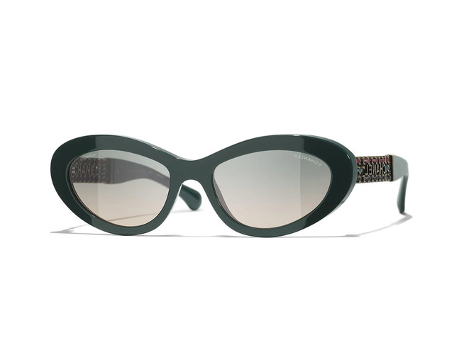 Сонцезахисні окуляри CHANEL 5538-Q c.1459/S3 54мм. GRADIENT GREEN