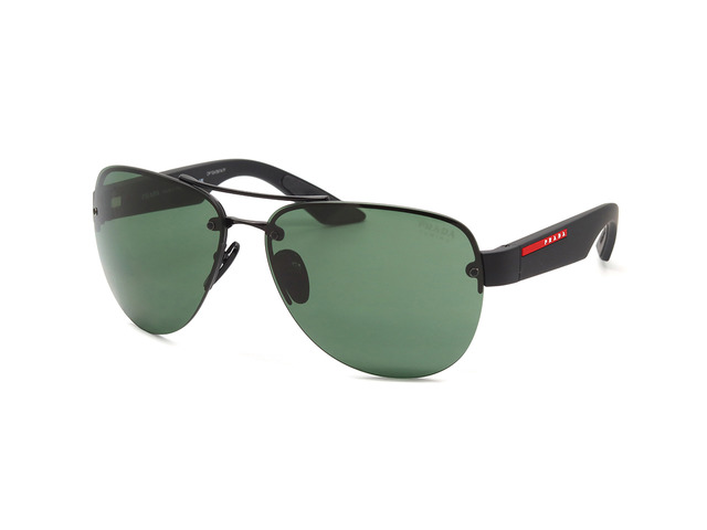 Сонцезахисні окуляри PRADA SPS 55Y 1BO-06U 64 мм. TINTED GREEN