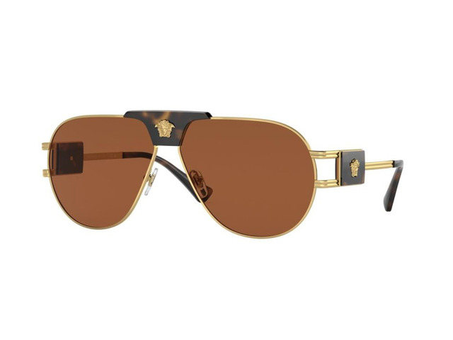 Сонцезахисні окуляри VERSACE VE 2252 1470/73 63 мм TINTED BROWN. Фото 2