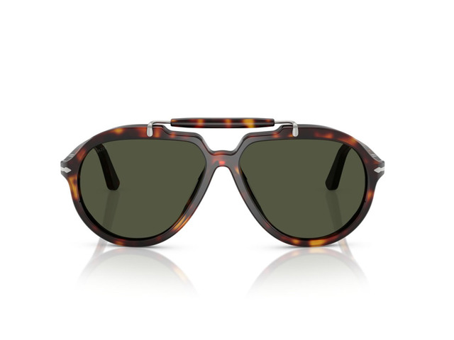 Сонцезахисні окуляри PERSOL 0202-S 24/31 57 мм TINTED GREEN