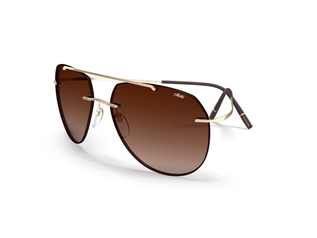 Сонцезахисні окуляри Silhouette 8744 75 7730 61 мм GRADIENT BROWN
