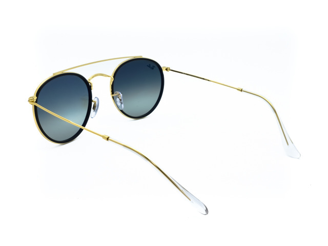 Сонцезахисні окуляри Ray-Ban Round Double Bridge RB 3647-N 9238/71 51мм. GRADIENT GREY. Фото 4