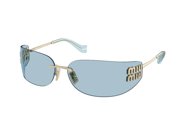 Сонцезахисні окуляри MiuMiu SMU A51 ZVN-10P 75 мм TINTED BLUE. Фото 2