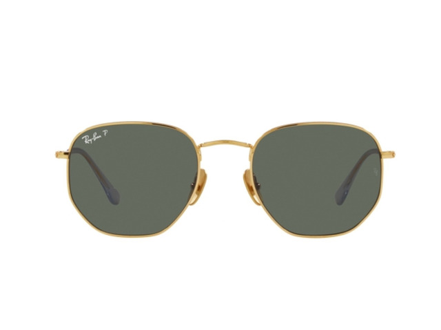Сонцезахисні окуляри Ray-Ban Hexagonal Titanium RB 8148 921658 51 мм TINTED GREEN POLAR