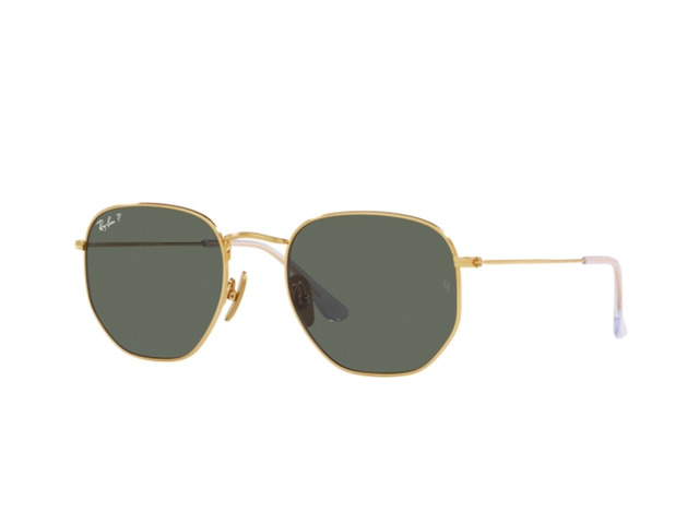 Сонцезахисні окуляри Ray-Ban Hexagonal Titanium RB 8148 921658 51 мм TINTED GREEN POLAR