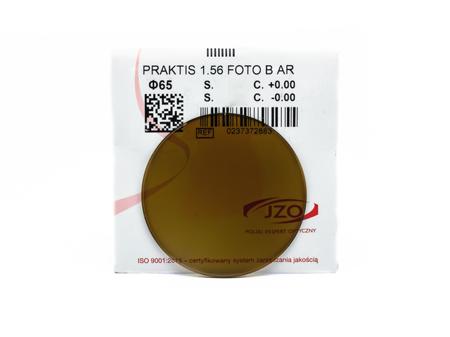 Лінзи для окулярів JZO PRAKTIS 1.56 PHOTO BROWN  AR