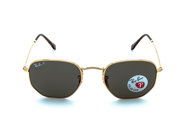 Сонцезахисні окуляри Ray-Ban Hexagonal Flat Lenses RB 3548-N 001/57 51 мм. TINTED BROWN POLAR