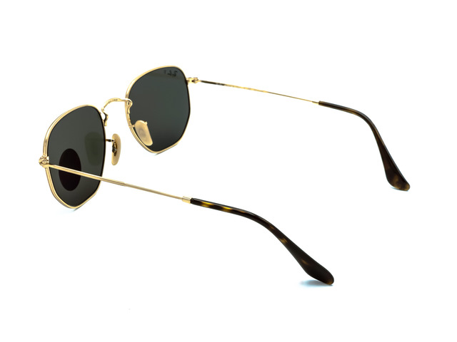 Сонцезахисні окуляри Ray-Ban Hexagonal Flat Lenses RB 3548-N 001/57 51 мм. TINTED BROWN POLAR. Фото 4