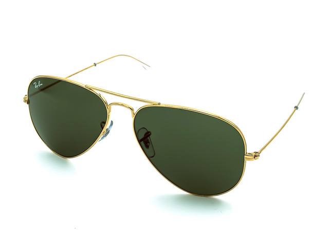 Сонцезахисні окуляри Ray-Ban Aviator Large Metal RB 3025 L0205 58 мм. TINTED GREEN