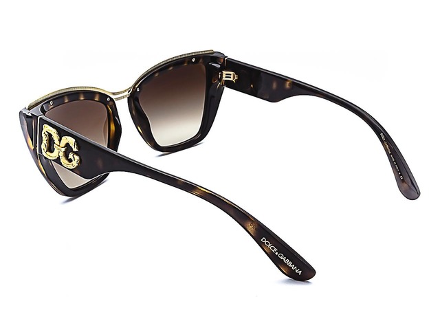 Сонцезахисні окуляри DOLCE & GABBANA DG 6144 502/13 54 мм. GRADIENT BROWN. Фото 4