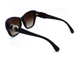 Сонцезахисні окуляри CHANEL 5457-Q-B 622/S5 55 мм. GRADIENT BROWN. Фото 4