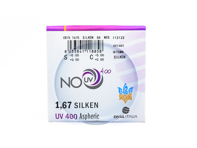 Лінзи для окулярів DIVEL ITALIA 1.67 SILKEN 